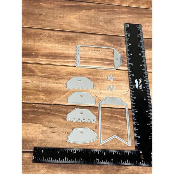 HTF Sunny Studio Snippets Craft Dies BUILD A TAG #2 GIFT TAG HOLIDAY SSDIE116 - Picture 7 of 7